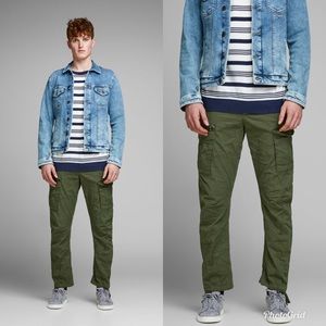 Jack & Jones JJIDRAKE JJCHOP AKM 574 F NIGHT NOOS Pants Cargo Trousers